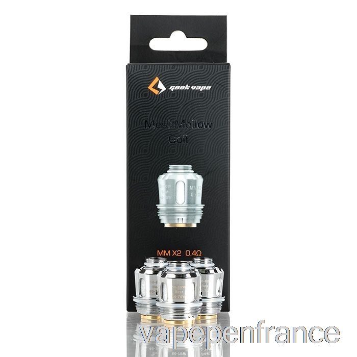 Geek Vape Meshmellow Mm Bobines De Remplacement 0,4ohm Mm X2 Bobines Meshmellow Stylo Vape